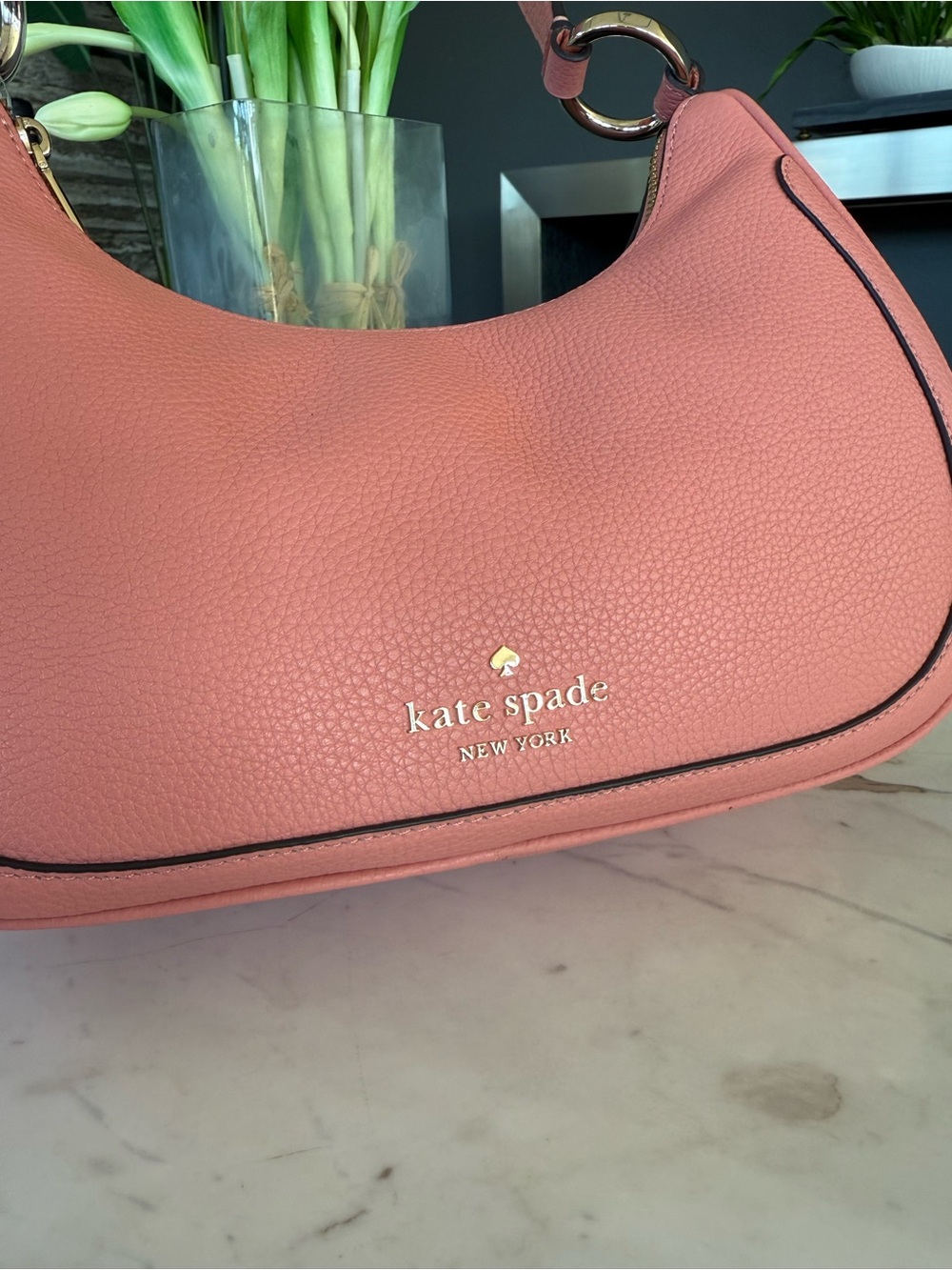 New Kate Spade Leila Pebbled Leather Shoulder Bag - Picture 13 of 16